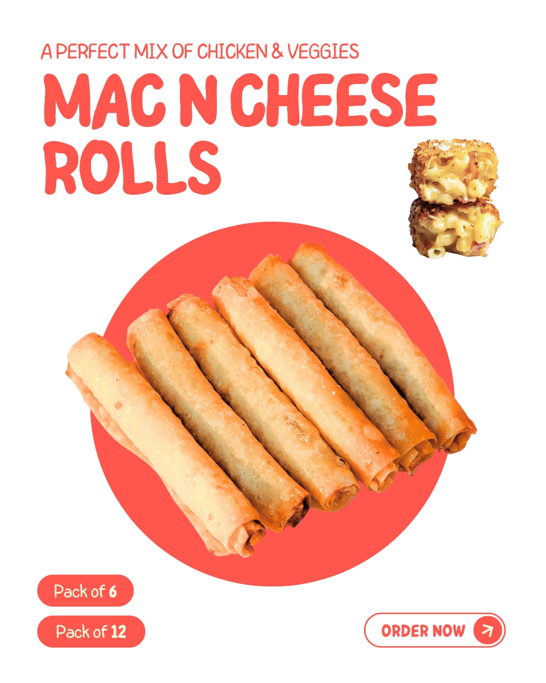 Mac N Cheese Rolls