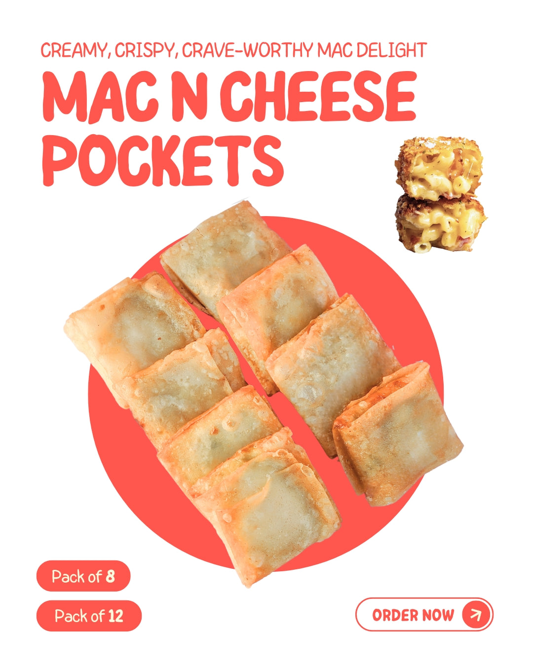 Mac N Cheese Pockets