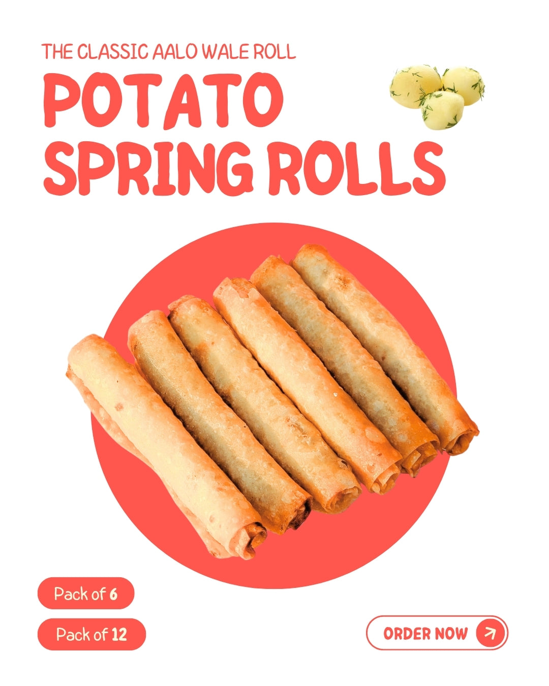 Potato Spring Rolls