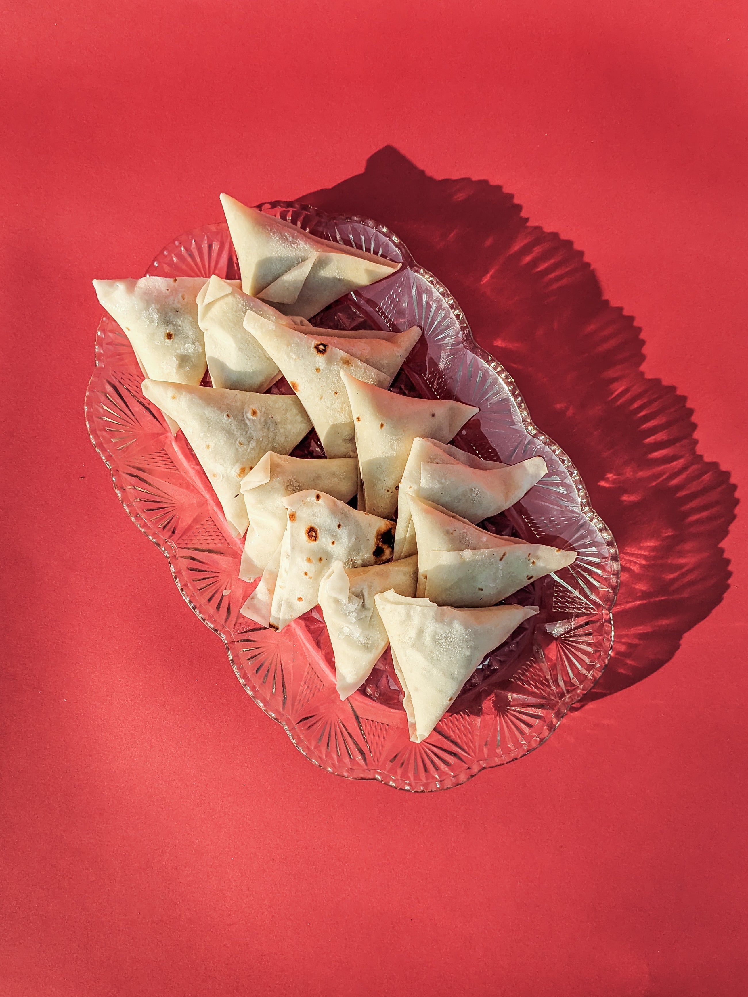 Smoked Chicken Samosas